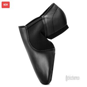 Leather Jazz Dance Shoes Slip-On Split Sole Non-Slip Unisex